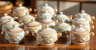 elegant ceramic butter warmers