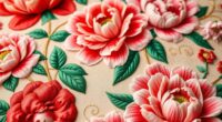 elegant chinese floral carpets