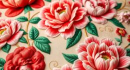 elegant chinese floral carpets