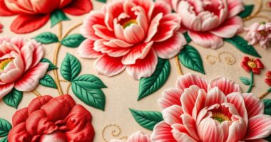 elegant chinese floral carpets
