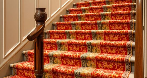 elegant durable silk stair runners