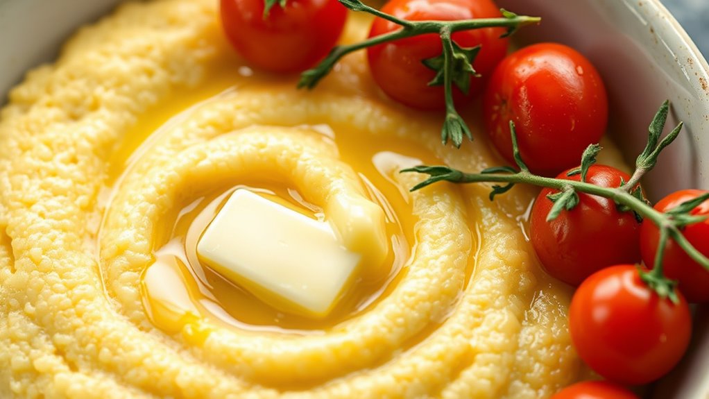elevate polenta with toppings