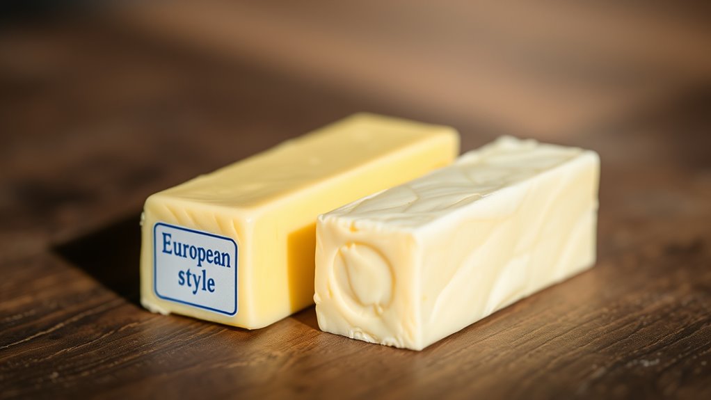 european butter has higher fat