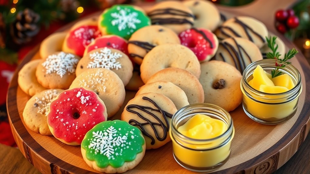 festive butter cookie creations
