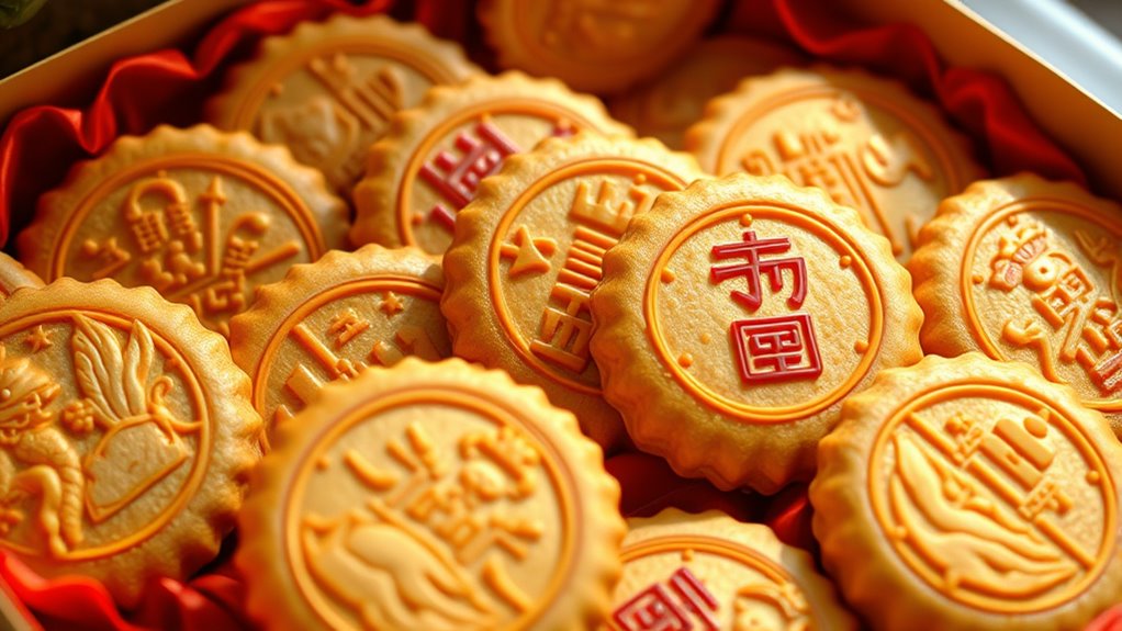 festive cultural cookie packaging