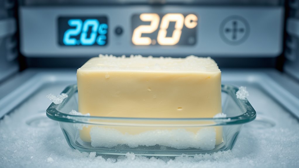 freeze butter properly regularly