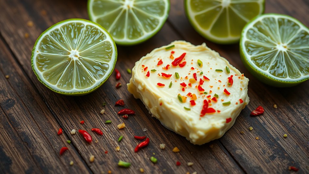 fresh lime brightens flavor