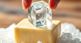 frozen butter slicing method