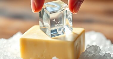 frozen butter slicing method