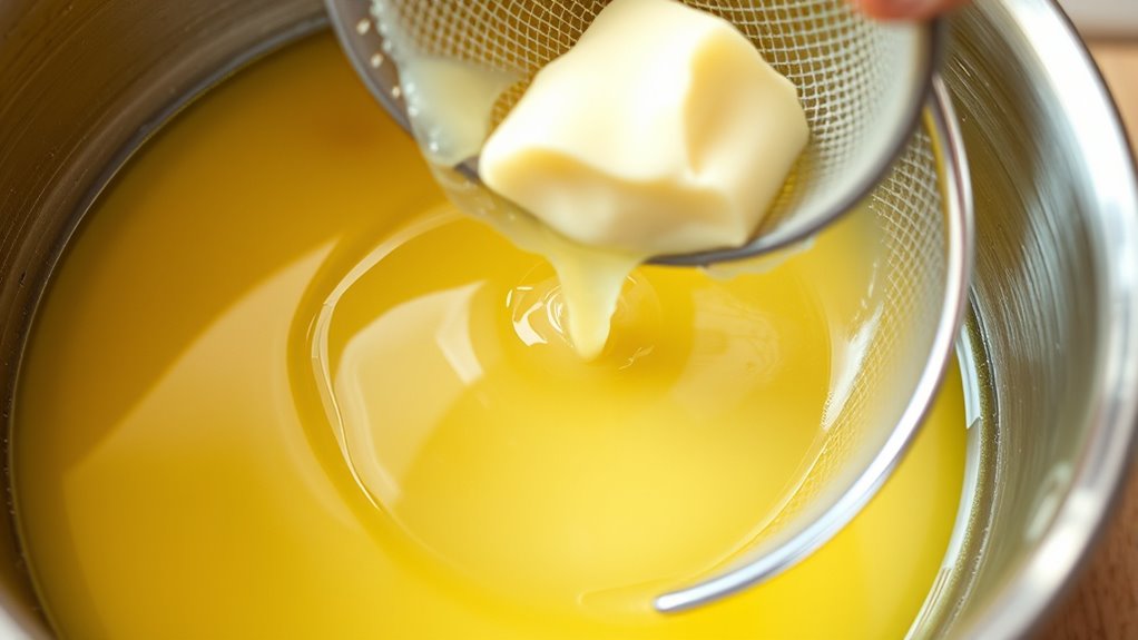gently melt skim strain