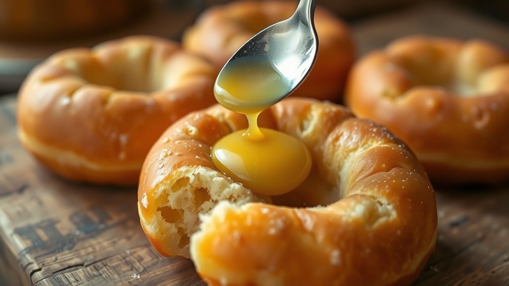 gradually incorporate clarified butter