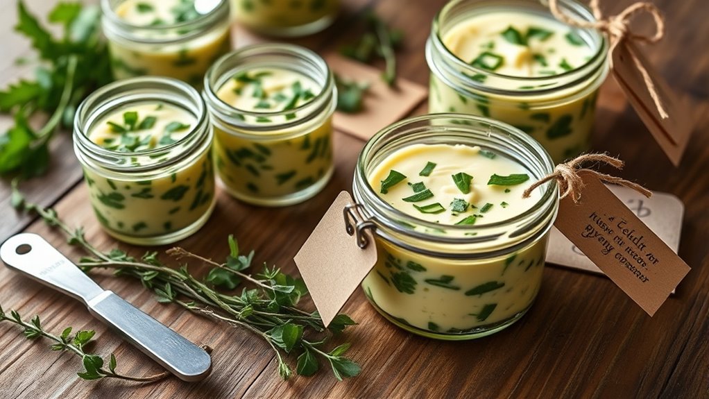 herb infused butter enhances flavor