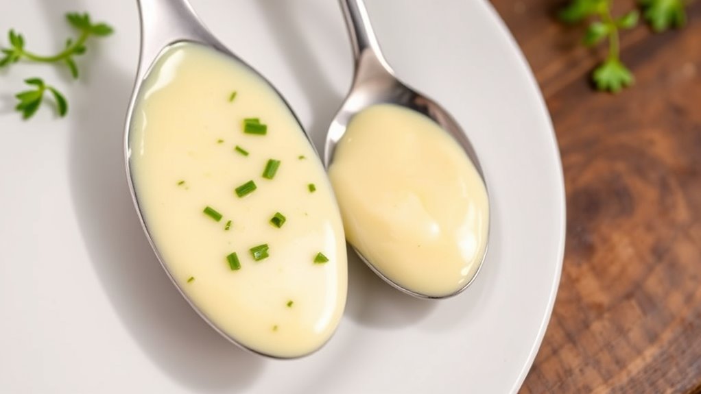 herbs define sauce color