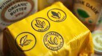important organic butter labels
