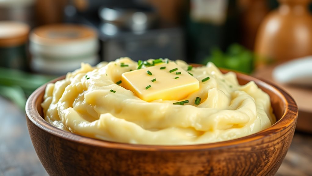 incorporate butter while hot
