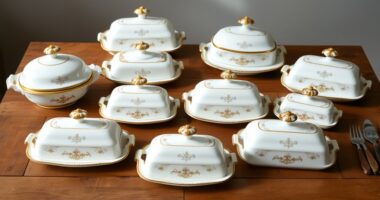 large stylish butter dishes
