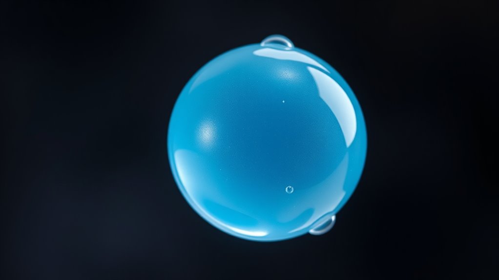 liquid butter sphere formation