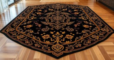 luxury black gold silk rugs