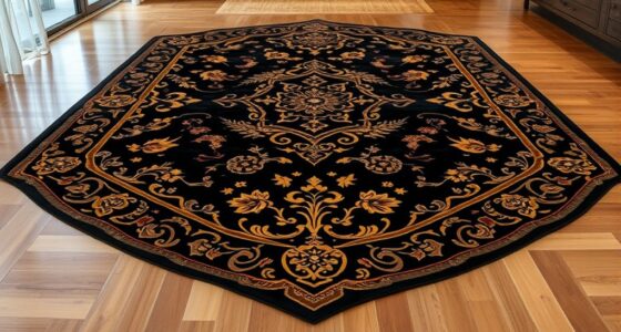 luxury black gold silk rugs