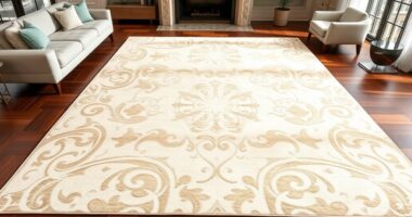 luxury ivory silk rugs