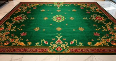 luxury oversized silk carpets
