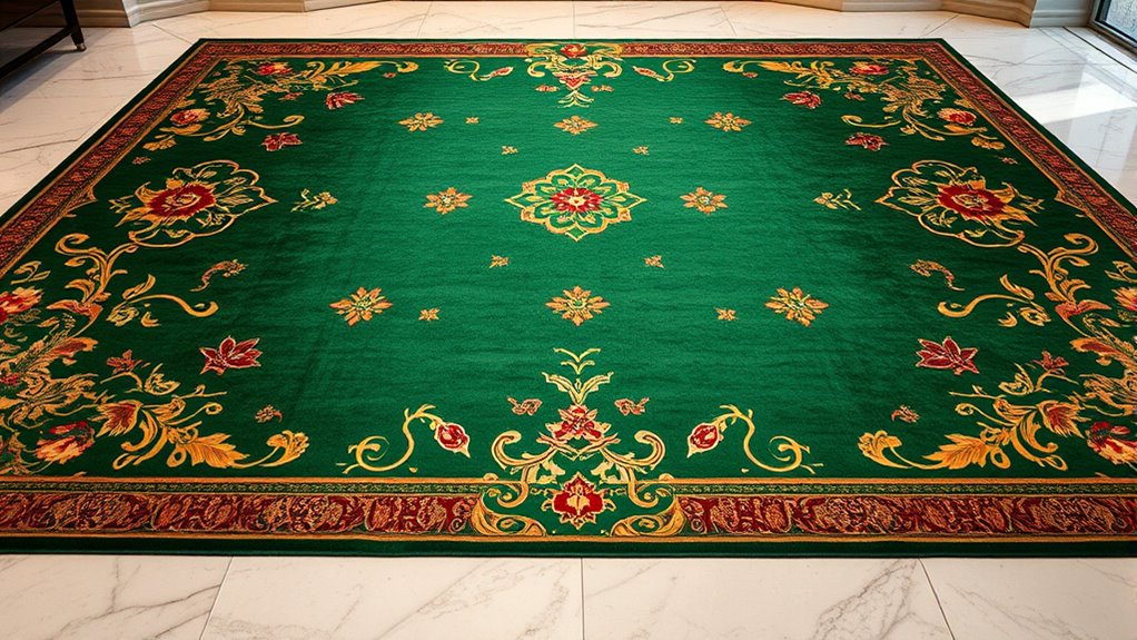 luxury oversized silk carpets