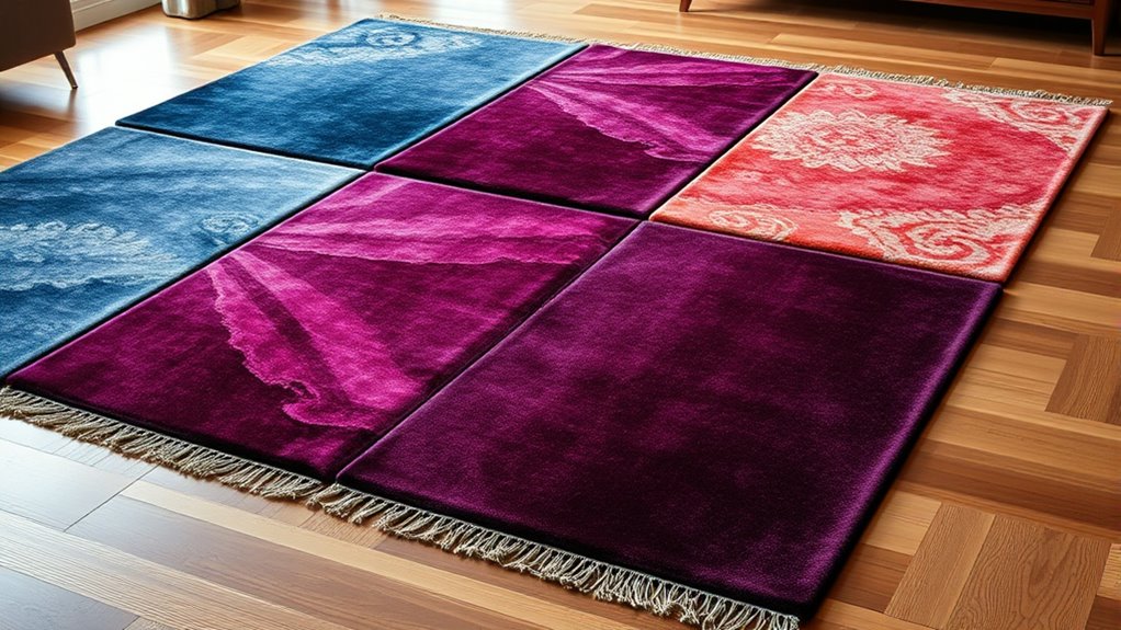 luxury reversible silk rugs