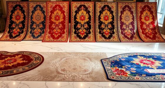 luxury yilong silk carpets