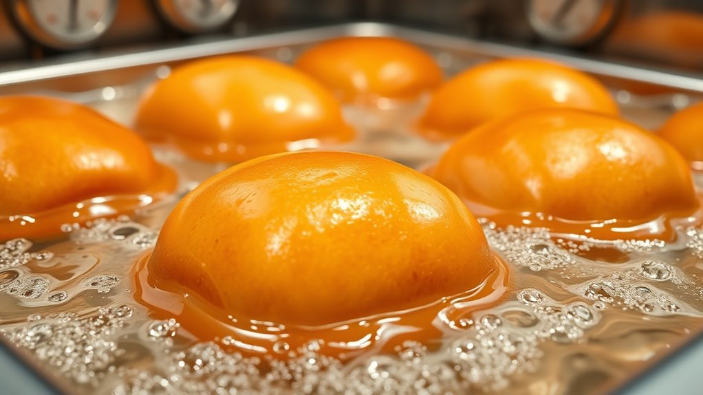 maintain precise frying temperature
