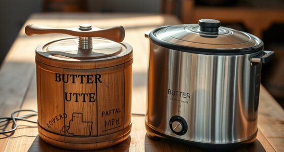 manual versus electric churns