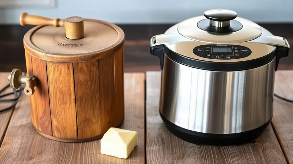 manual vs electric churns cost