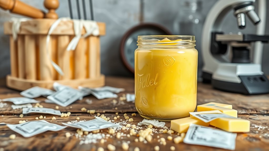 microbial cultures in butter