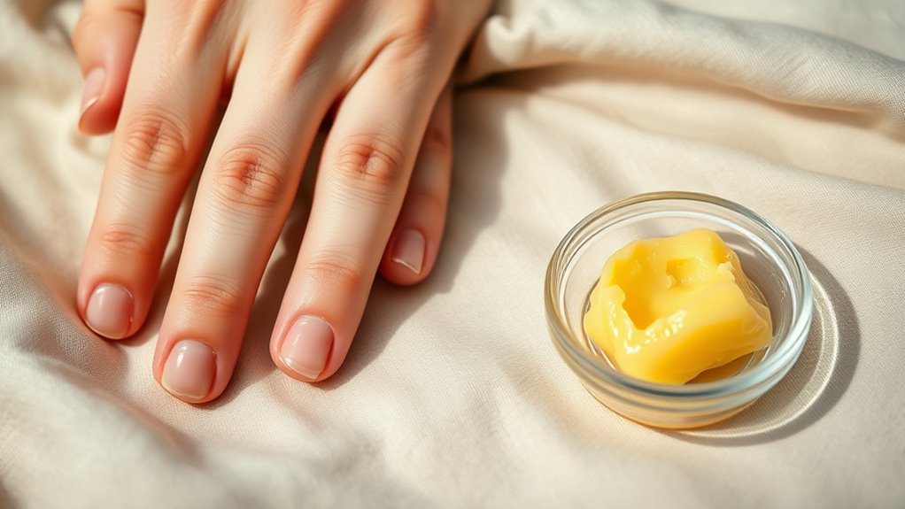 moisturizes and nourishes cuticles