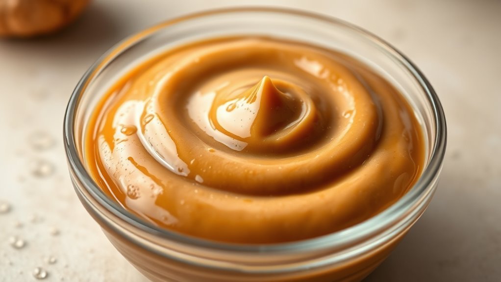peanut butter dip stability