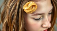 peanut butter removes gum