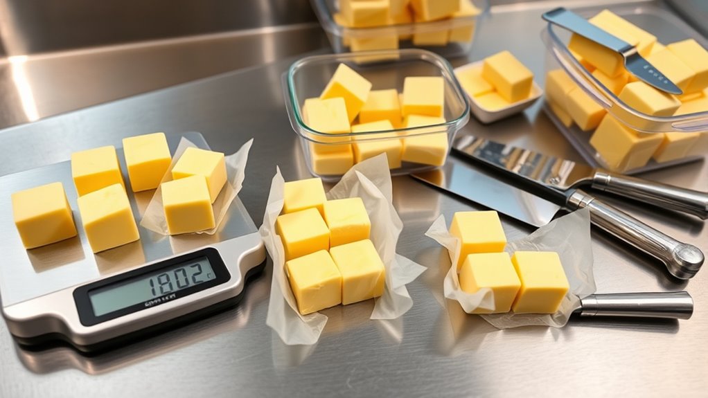 precise butter portioning tools
