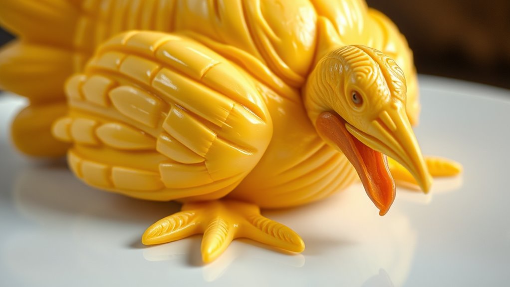 preserve butter sculpture properly