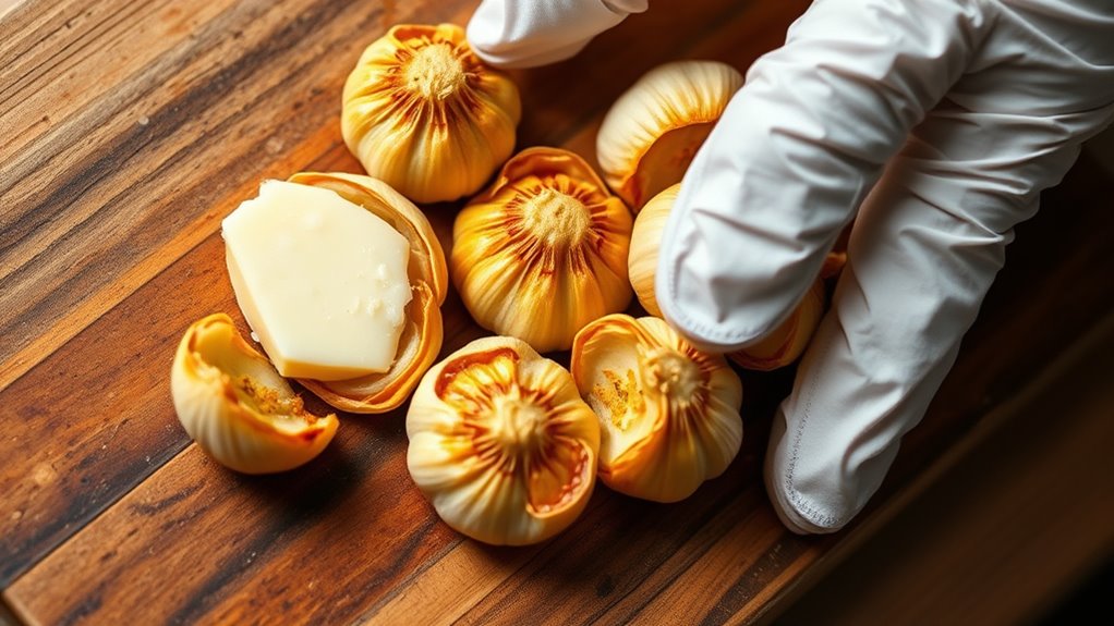 proper garlic handling techniques