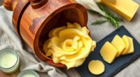 quick homemade butter process