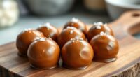 rich slow melting butter truffles