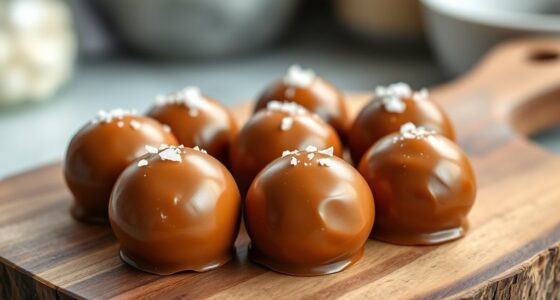 rich slow melting butter truffles