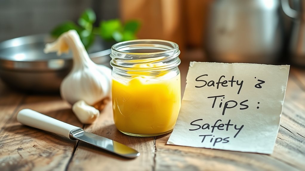 risks of homemade garlic butter