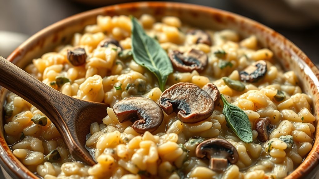 risotto stirring frequency research