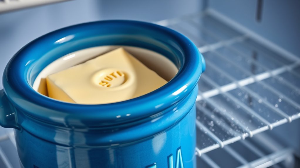 sealed fresh butter storage