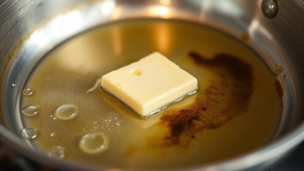 signs of butter overheating