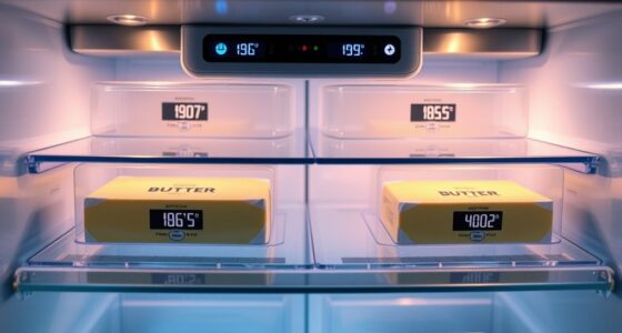 smart fridge butter temperature