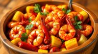 spicy cajun shrimp boil