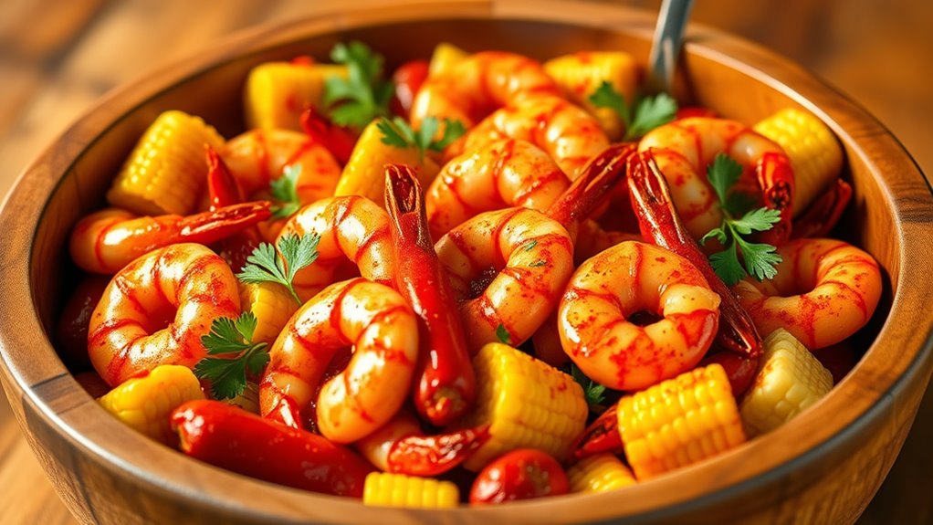 spicy cajun shrimp boil
