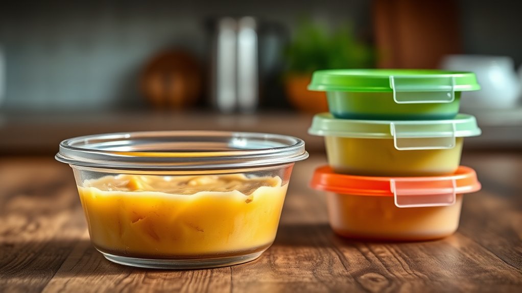 store in airtight cool containers