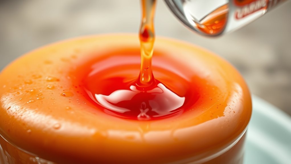 subtle blood orange flavoring